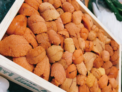 生うに — 産地直の木箱